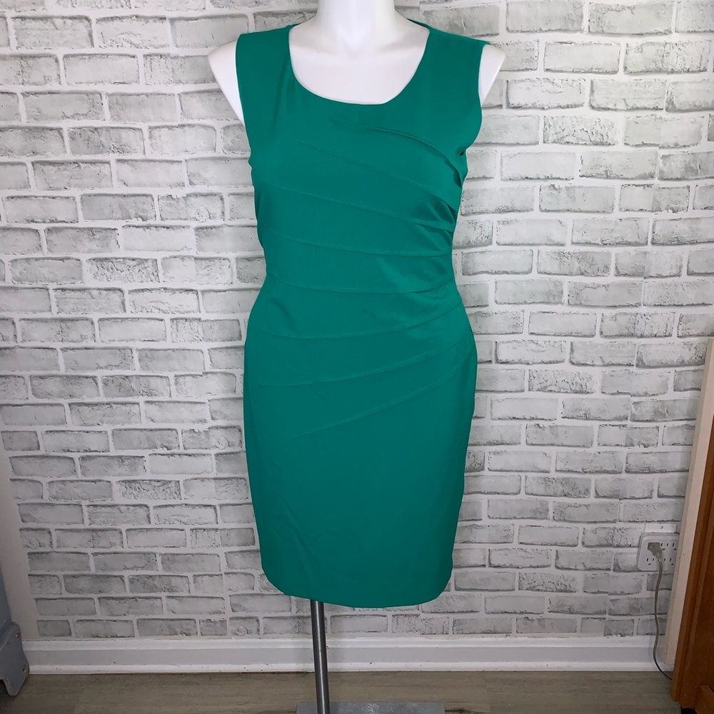 CALVIN KLEIN Sunburst Sheath Dress